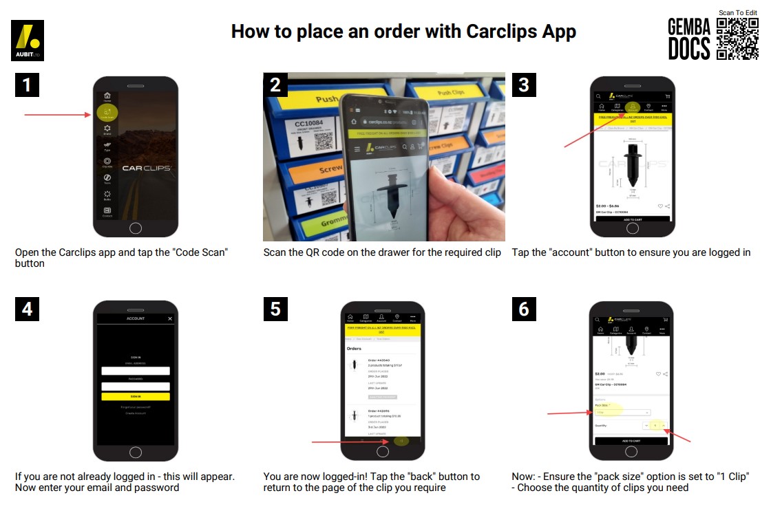 How to use the Android app Clip Station Hub