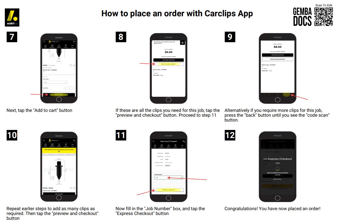 How to use the Android app Clip Station Hub